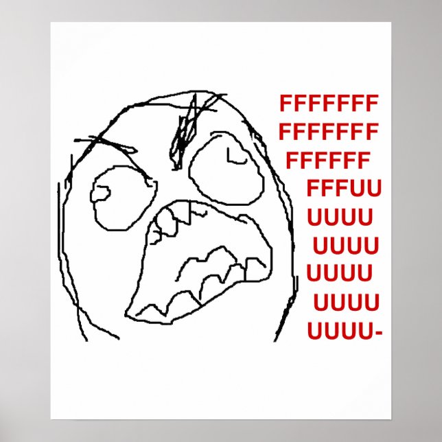 FFFFUUUUUU POSTER (Vorne)