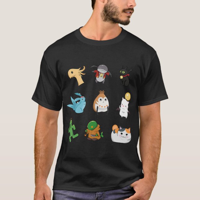 FFXIV Begleiter T-Shirt (Vorderseite)