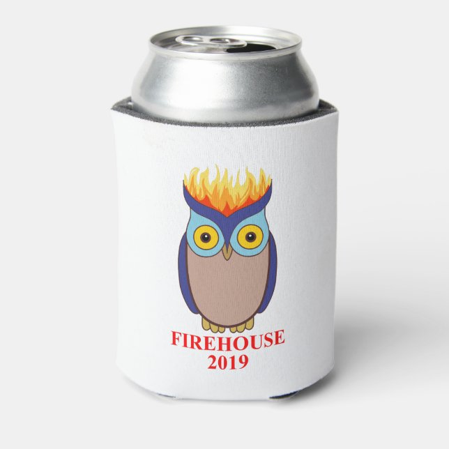 FH Blue Owl kann kühler werden Dosenkühler (Kanne Rückseite)
