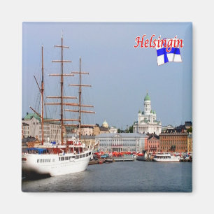FI - Finnland - Helsinki - Panorama Magnet