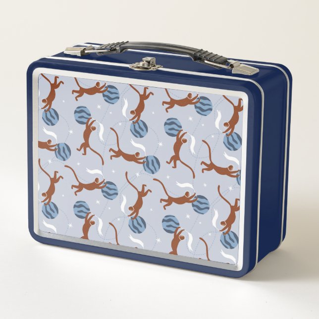 Fiambrera de la colección Animals Outer Space Metall Brotdose (Vorderseite)