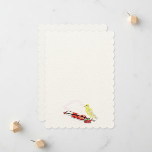 Fiançailles de carte Faire-part plat