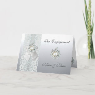 Fiançailles de carte mariage Enregistrer la date D