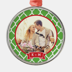 Fiançailles personnalisé Photo Monogramme Ornement