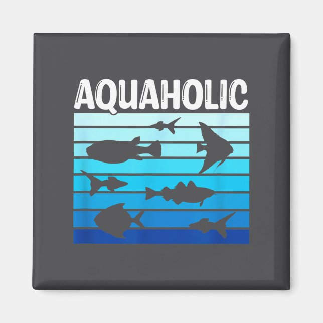 Fiank Funny Fishkeeper Quote Fish Keeper Aquarium  Magnet (Vorne)