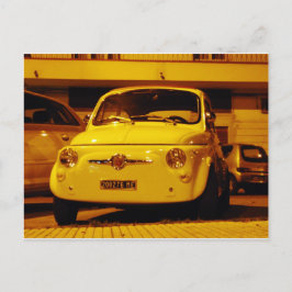 Fiat 500 Abarth. Postkarte