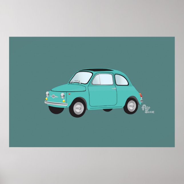 Fiat 500 affiches (Devant)