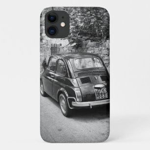 FIAT 500 Auto in Schwarz-Weiß Case-Mate iPhone Hülle
