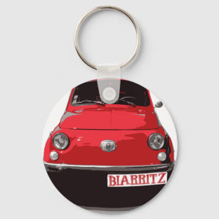 Fiat 500 Biarritz Schlüsselanhänger