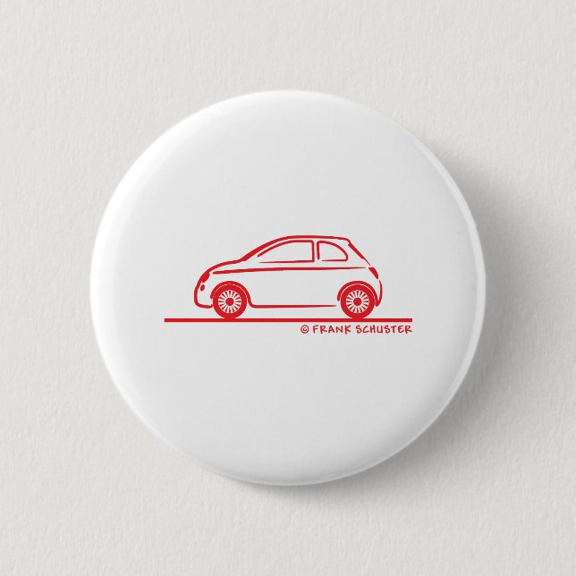 Fiat 500 Cinquecento Button (Vorderseite)