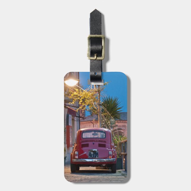 Fiat 500, Cinquecento in Italien Gepäckanhänger (Vorderseite vertikal)