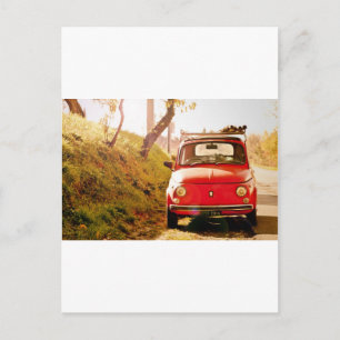 Fiat 500, Cinquecento in Italien Postkarte