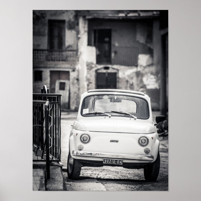 Fiat 500, Cinquecento, Italien Poster (Vorne)