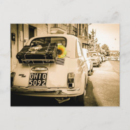 Fiat 500, Cinquecento, Italien Postkarte
