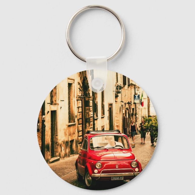 Fiat 500, Cinquecento, Italien Schlüsselanhänger (Vorderseite)