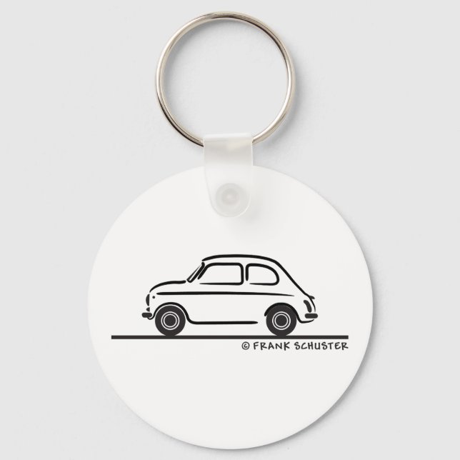 Fiat 500 Cinquecento Schlüsselanhänger (Vorderseite)