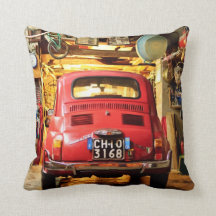 Fiat 500 en Italie, coussin classique de voiture