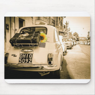 Fiat 500 en Italie, tapis de souris de conception