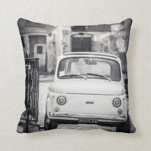Fiat 500 in Italien, klassisches Autokissen Kissen