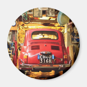 Fiat 500 in Italien Magnet