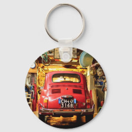 Fiat 500 in Italien Schlüsselanhänger