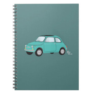 Fiat 500 Notizbuch Notizblock