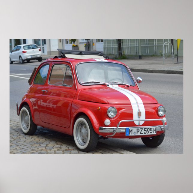 Fiat 500 poster (Vorne)