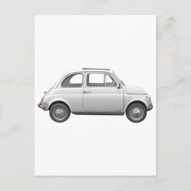Fiat 500 postkarte (Vorderseite)