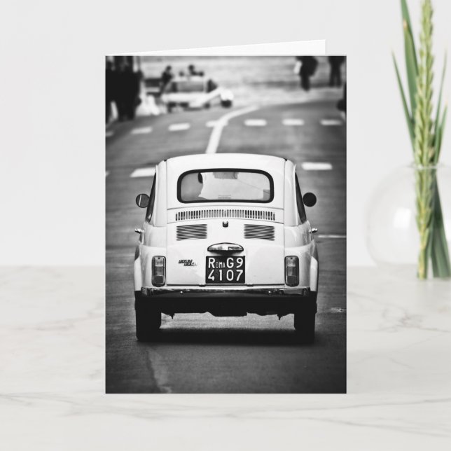 Fiat 500 Rom Karte (Vorderseite)