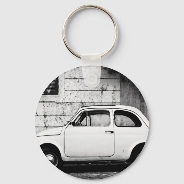 Fiat 500 Rome Schlüsselanhänger (Vorderseite)