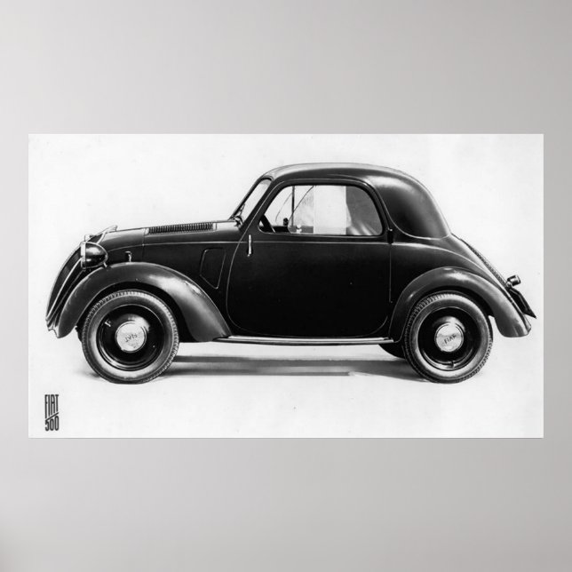 Fiat 500 Topolino Poster (Vorne)