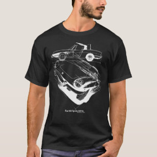 FIAT 850 SPIDER Klassischer T - Shirt