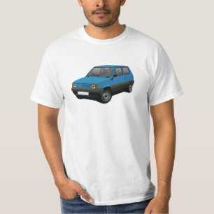 Fiat Panda 30/45 Mk1 (Tipo 141) Blau T-Shirt