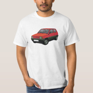 Fiat Panda 30/45 Mk1 (Tipo 141) Rot T-Shirt