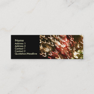 Fiber Optic Fun - 02 Mini Visitenkarte