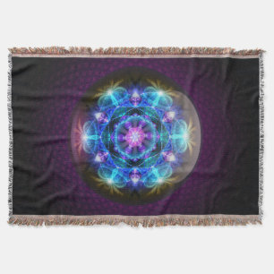 Fibonacci-BlumeMandala Blanky Decke