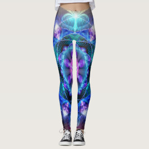 Fibonacci-Blumemandala-Leggings Leggings