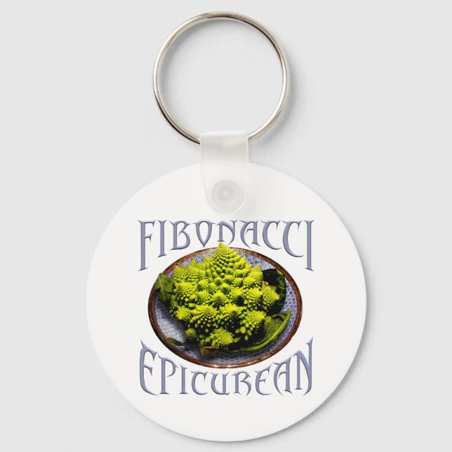 Fibonacci Epicurean Schlüsselanhänger (Vorderseite)