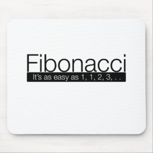 Fibonacci - es ist so einfach wie 1, 2, 3. mousepad