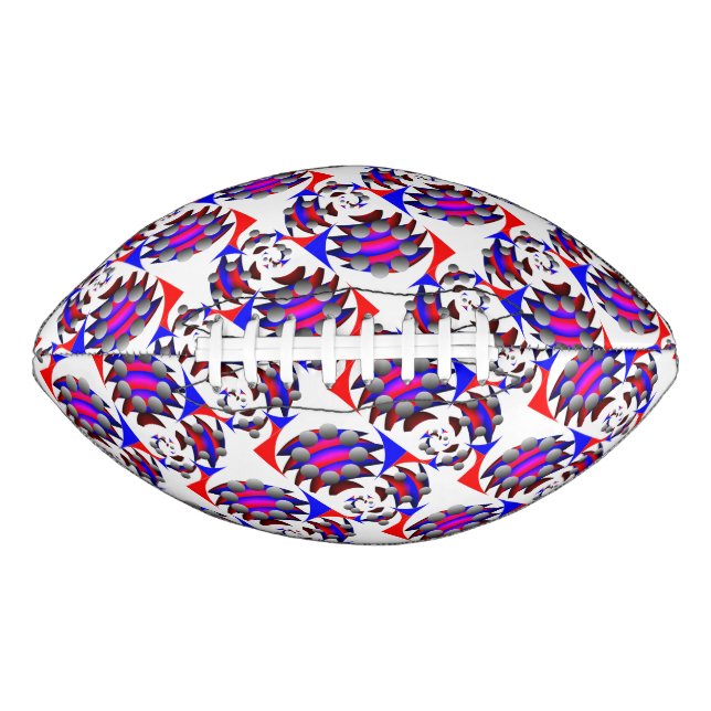 Fibonacci "Fish" von Kenneth Yoncich Football (Vorderseite)