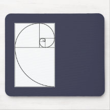 Fibonacci gewundenes mousepad