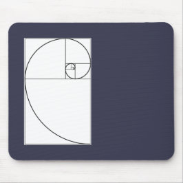 Fibonacci gewundenes mousepad