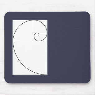 Fibonacci gewundenes mousepad