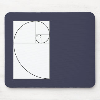 Fibonacci gewundenes mousepad