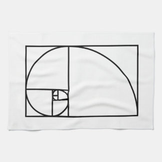 Fibonacci golden ratio - einzigartige mathematisch geschirrtuch