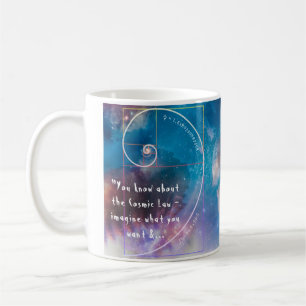 Fibonacci golden ratio unendliche Universum Qualle Kaffeetasse