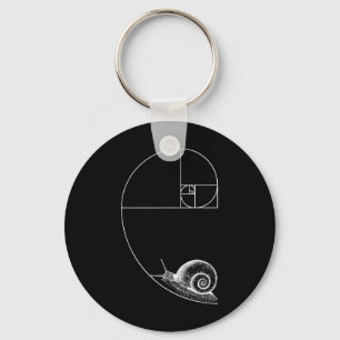 Fibonacci mit Schneckenmathematik Mathematik Lehre Schlüsselanhänger