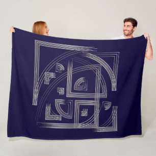 Fibonacci-Puzzle Fleecedecke