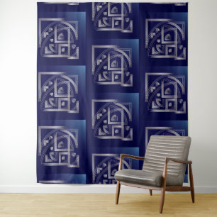 Fibonacci-Puzzle Wandteppich