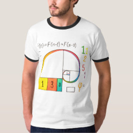 Fibonacci Sequence & Golden Ratio Math T - Shirt